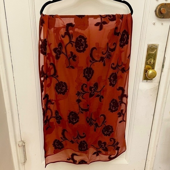 Franco Ferrari Vintage Silk and Wool Scarf - Picture 5 of 6